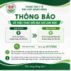 THÔNG BÁO Về việc thay đổi địa chỉ làm việc của Trung tâm Y tế khu vực Đoan Hùng